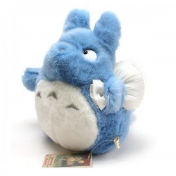Peluche grand Totoro bleu baluchon 25 centimètres
