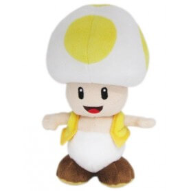Peluche Mario Bros Toad Jaune