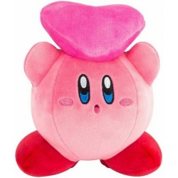Peluche Mario Bros Kirby coeur 14 cm